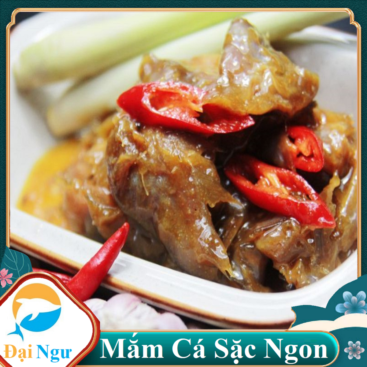 1 kg MẮM CÁ SẠC Thơm Ngon Đặc Biệt---Đại Ngư