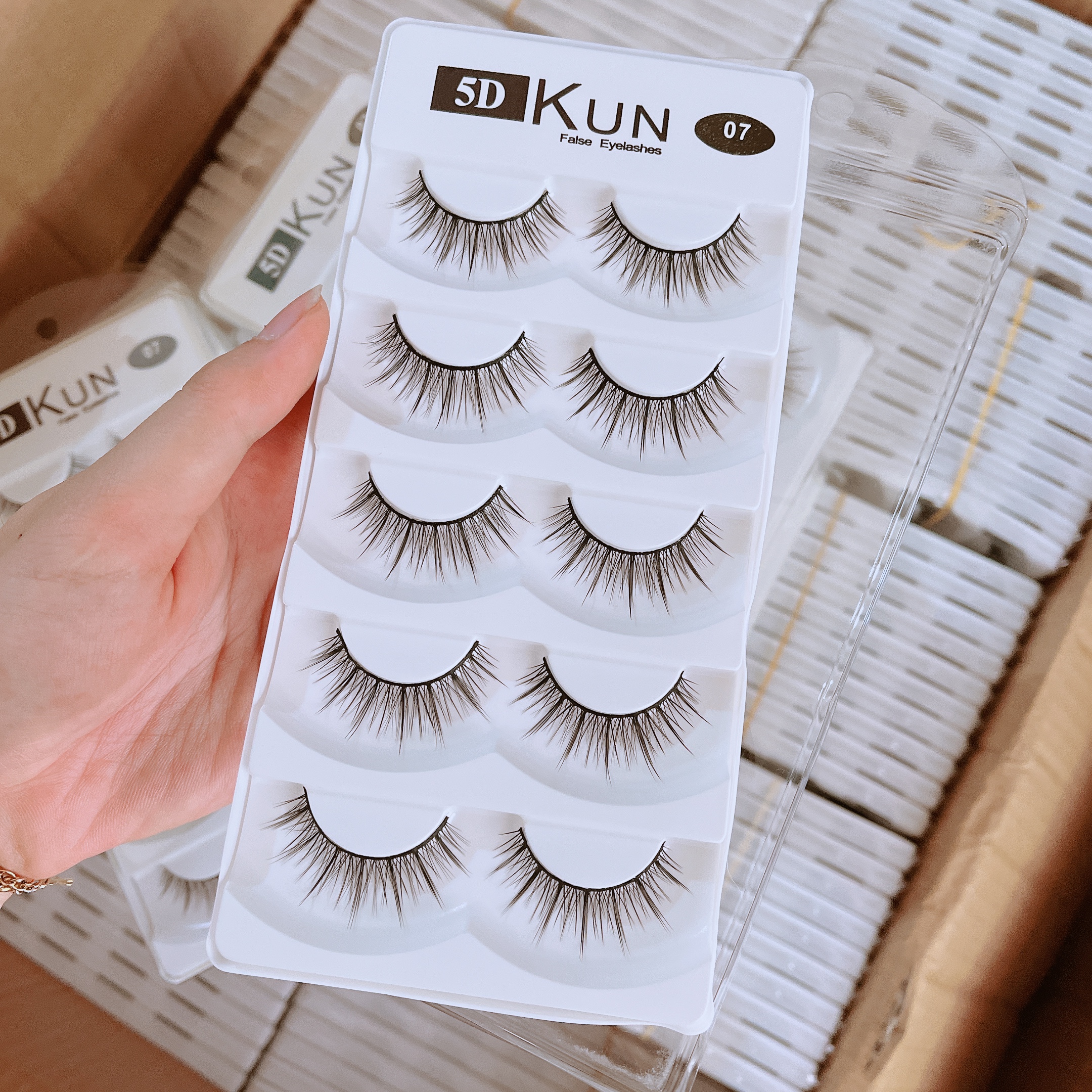 Mi giả kun 5d false eyelashes đủ các mã mi
