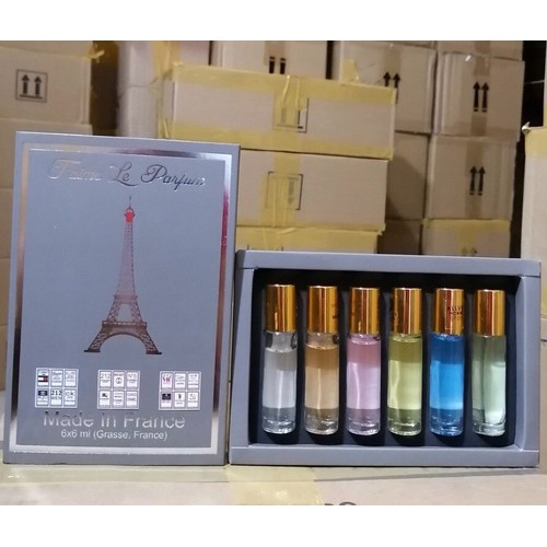 Set 6 chai nước Hoa Pháp mini nam nữ ( Dạng Lăn )