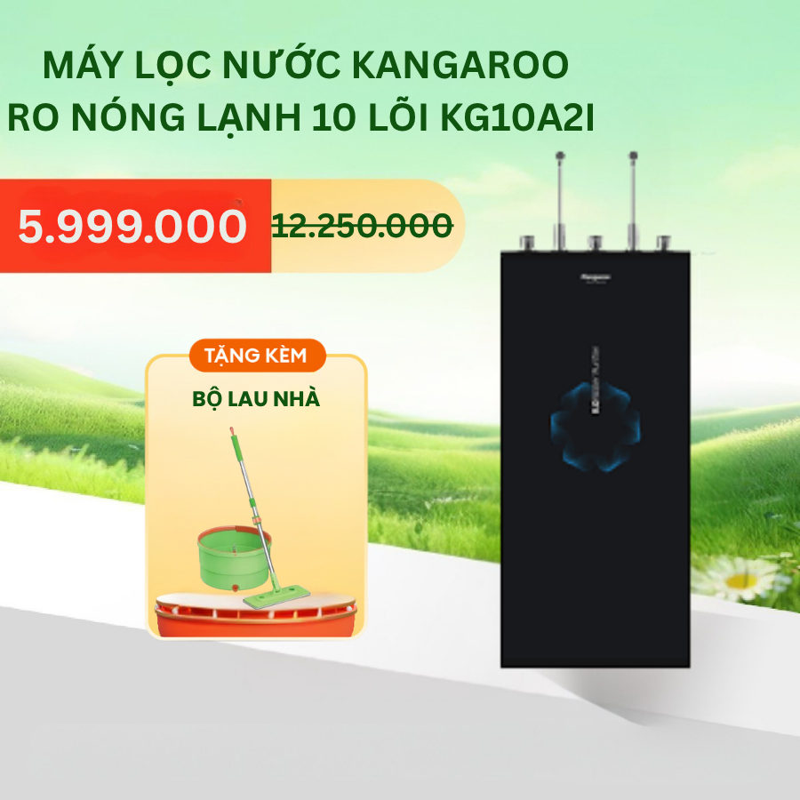 [MIỄN PHÍ LẮP ĐẶT] Máy Lọc Nước KANGAROO RO Nóng Lạnh INFINITY KG10A2I