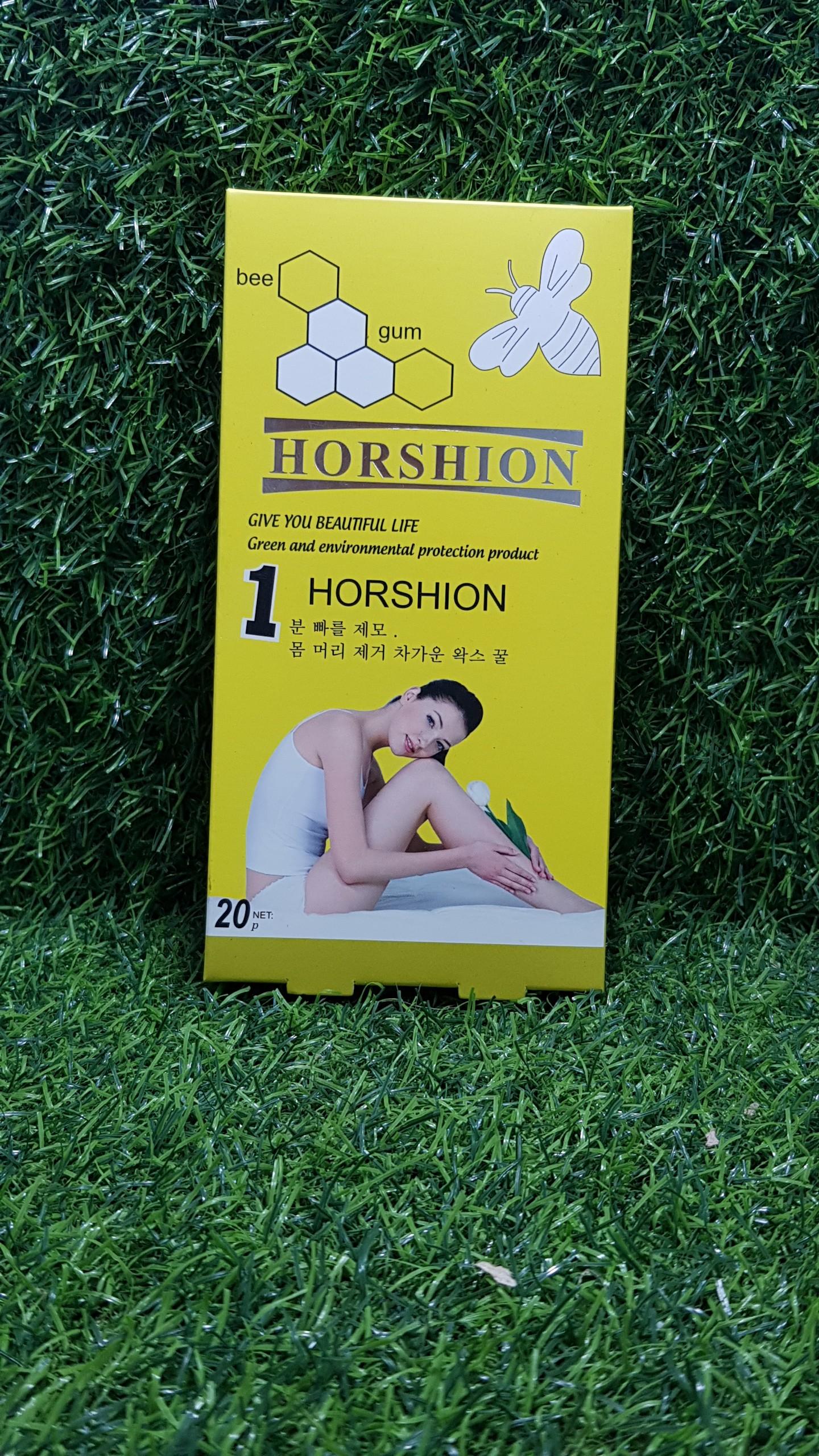 Miếng dán Wax Lông Horshion hộp 20 Miếng