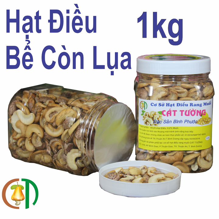 HẠT ĐIỀU RANG MUỐI LOẠI BỂ CÒN VỎ LỤA ĐÃ SÀNG LỰA KỸ, HANG MỚI, NGON 500-1KG