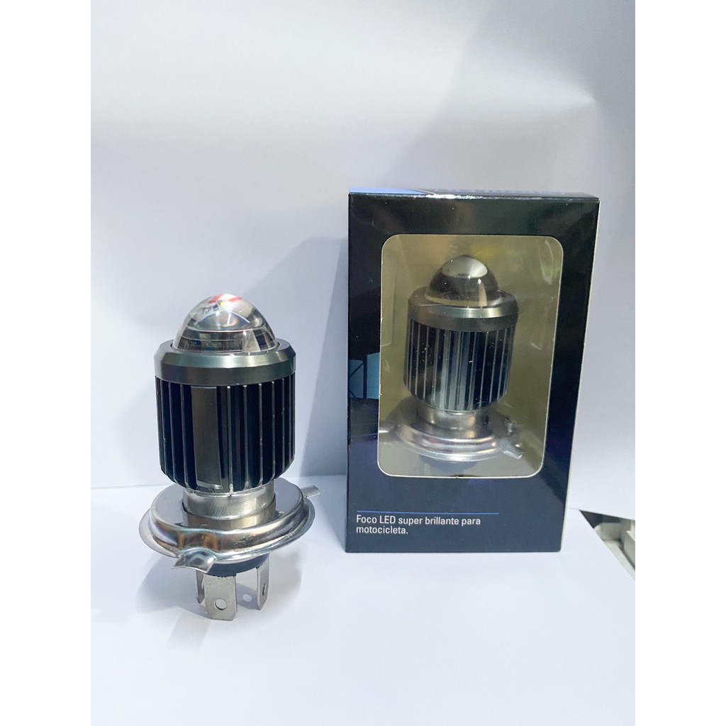 Đèn pha led mini bi cầu cos vàng pha trắng