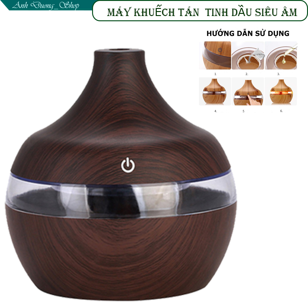 Máy Khuếch Tán Tinh Dầu,Máy Xông Phun Sương Tinh Dầu,(Tặng 1 TINH DẦU + LÕI BÔNG)Máy Có Kiểu Dáng Đẹp,Nhiều Màu,giúp làm sạch không khí, khử mùi, diệt khuẩn-MUA NGAY