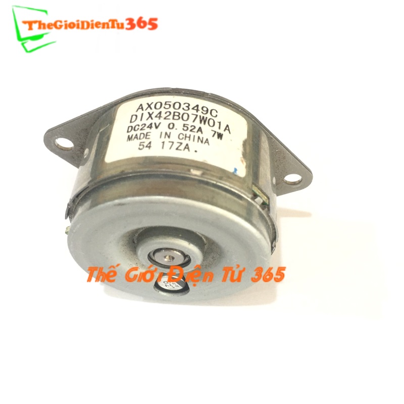 Động cơ brushless không chổi than chế quạt 12v-24v 0.52a 7w trục 6mm