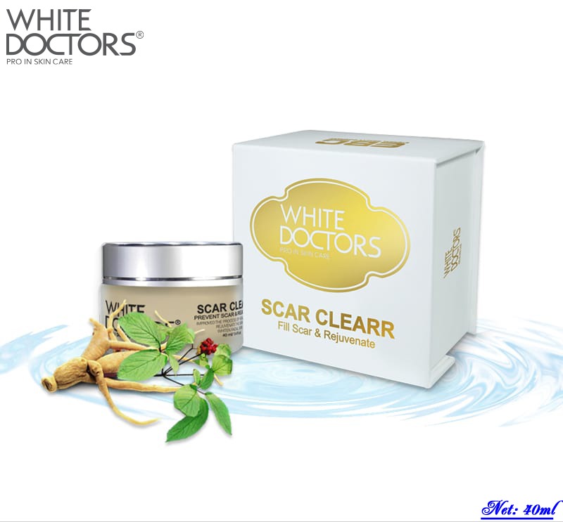 Kem làm mờ sẹo rỗ white doctor scar clearr 40ml