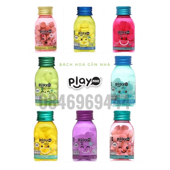 Mã incu1114 giảm 25 đơn 99k kẹo the play more thái lan hũ 22g