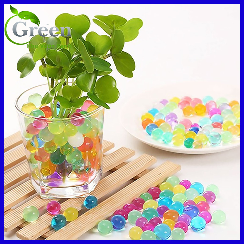 Gói Khoảng 1000 Viên Hạt Tinh Thể (Hạt Nở) Trồng Cây, Trang Trí Lọ Hoa