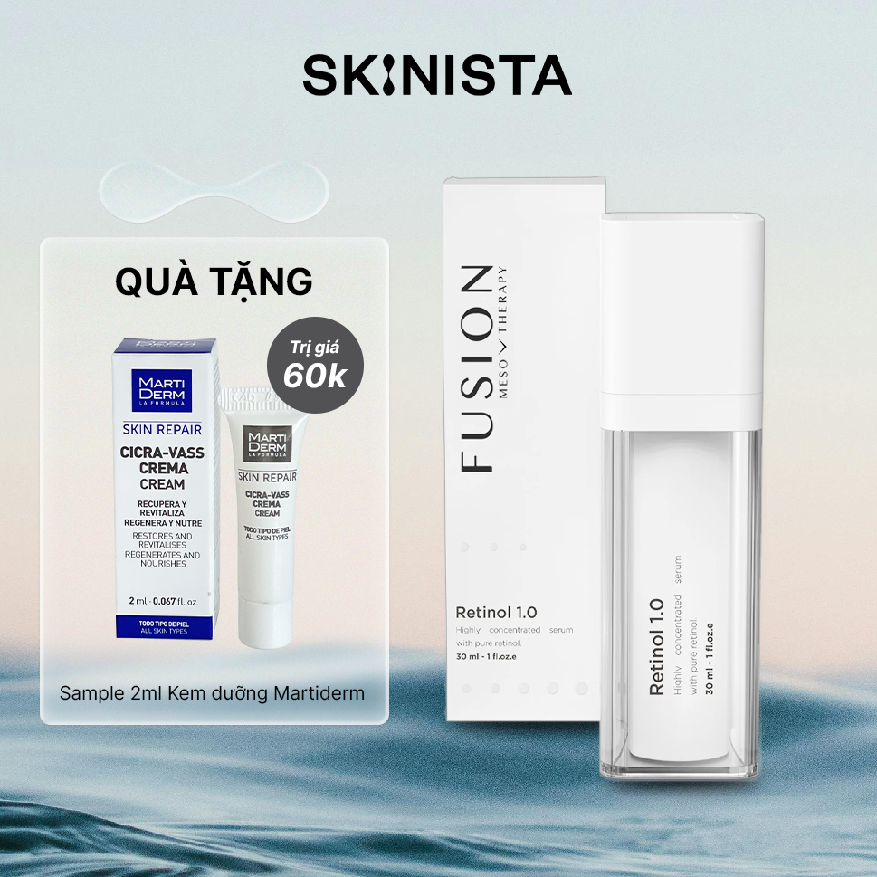Tinh chất chống lão hóa sáng da ngừa mụn Fusion Retinol 1.0 30ml