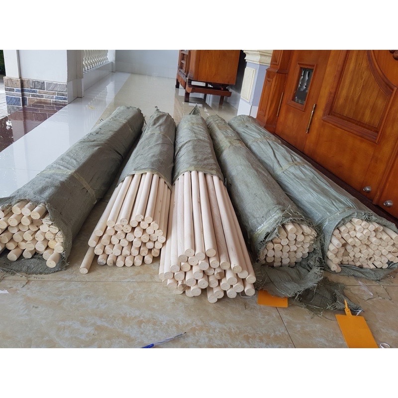 Gậy Trường Côn Thiếu Lâm - Gậy Wushu - Gỗ Bạch Lạp - Thiết Bị Thể Thao Thi Đấu Võ ( Đường kính : 2.2
