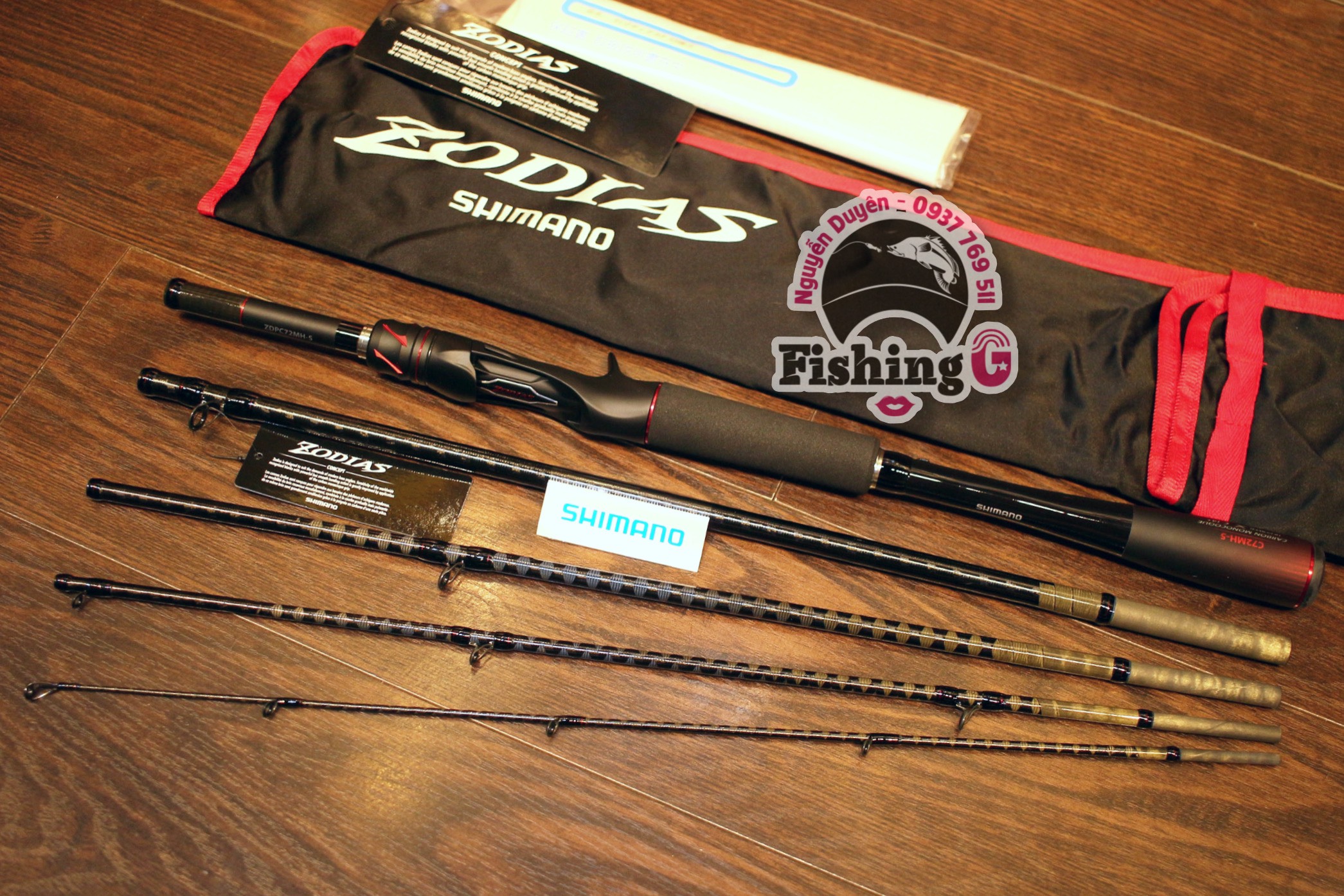 Cần Lure Shimano Zodias Pack 5 Khúc