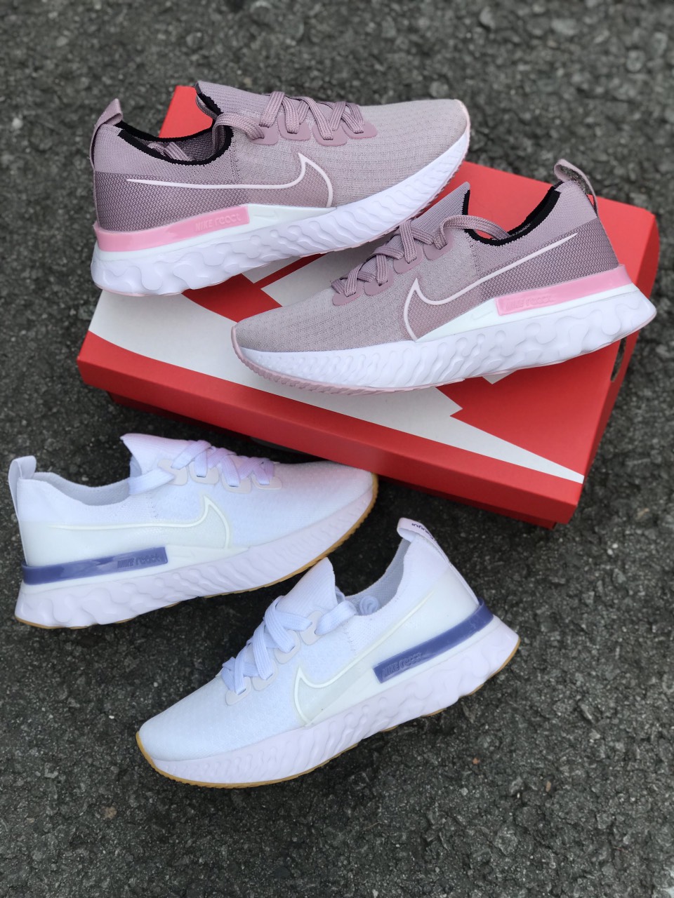 Full Box / giày thể thao nữ / Nike React shoe / giày chạy bộ, Gym, Boxing ..... đa dạng