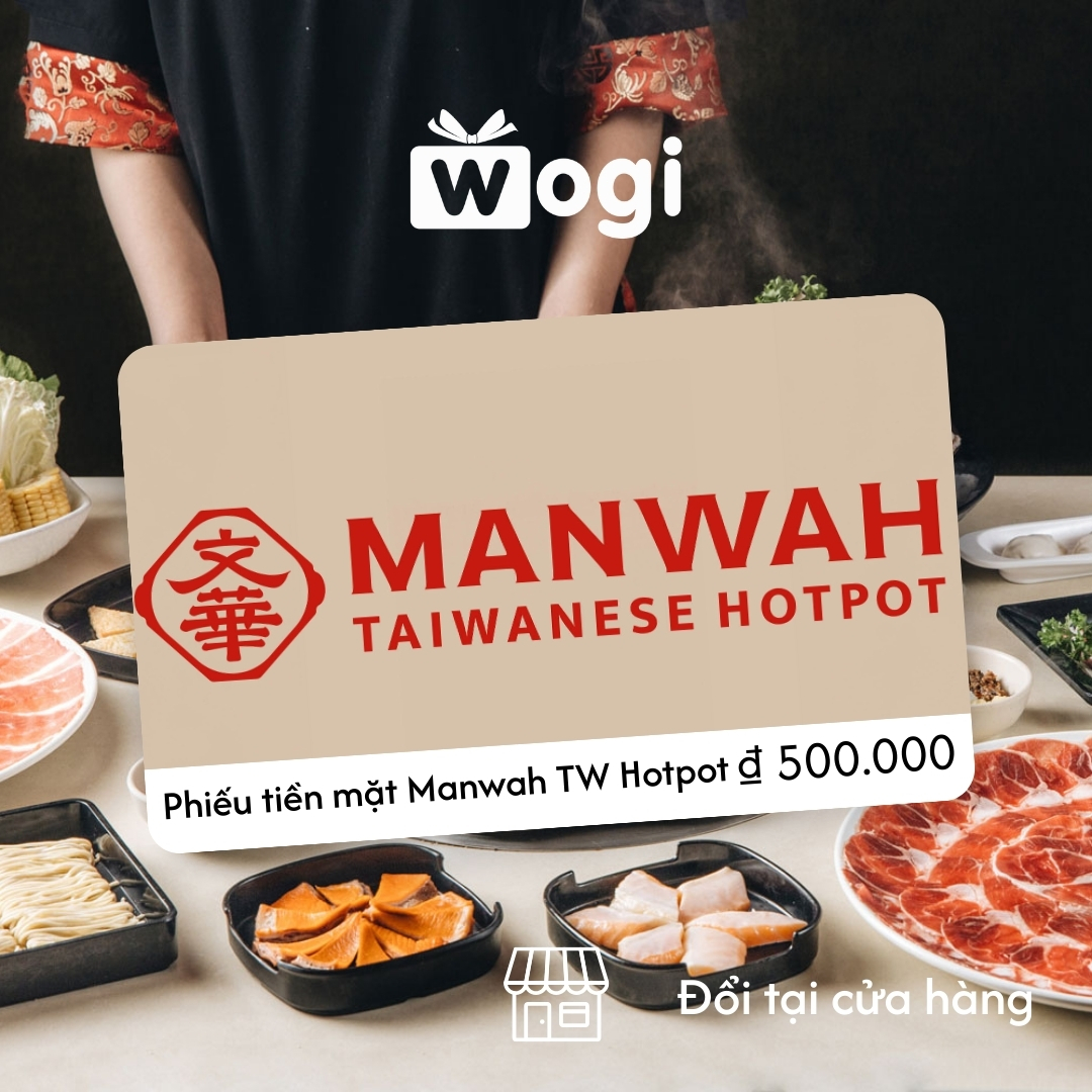 Phiếu mua hàng Manwah 500.000₫ (Có hiệu lực trong vòng 30 ngày)