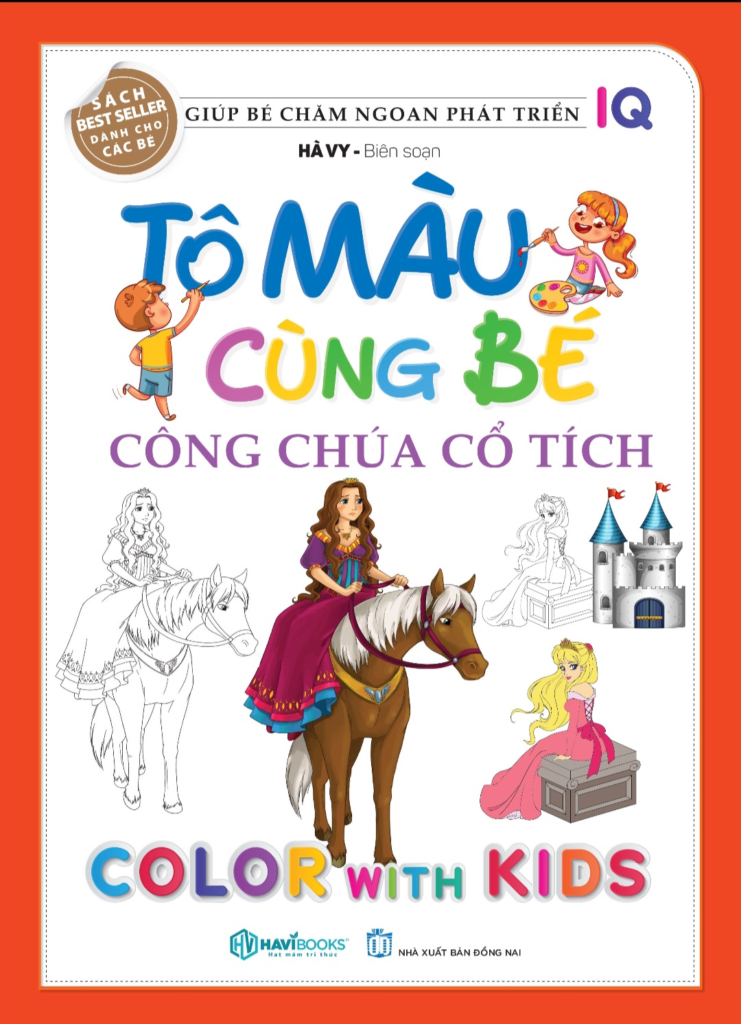 Tô màu cùng bé - công chúa cổ tích