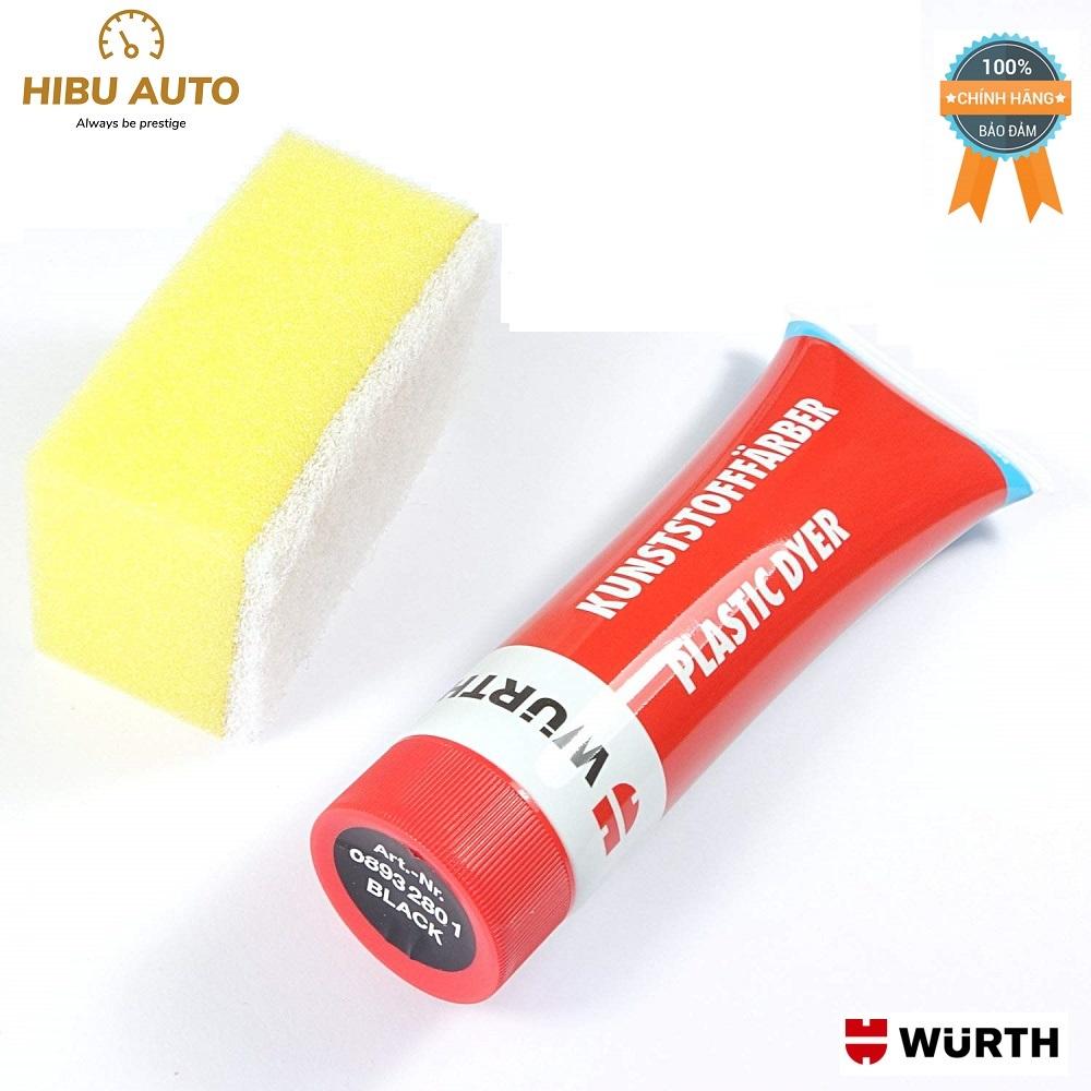 [HCM]Phục hồi nhựa đen Wurth Plastic Dye 75ml 08932801