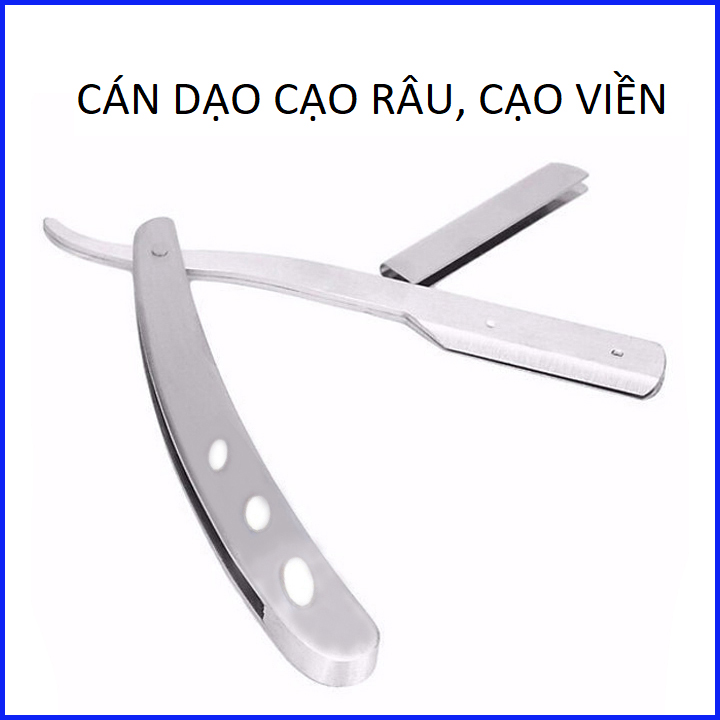 Cán dao cạo râu nhẹ tay dễ sử dụng bằng inox