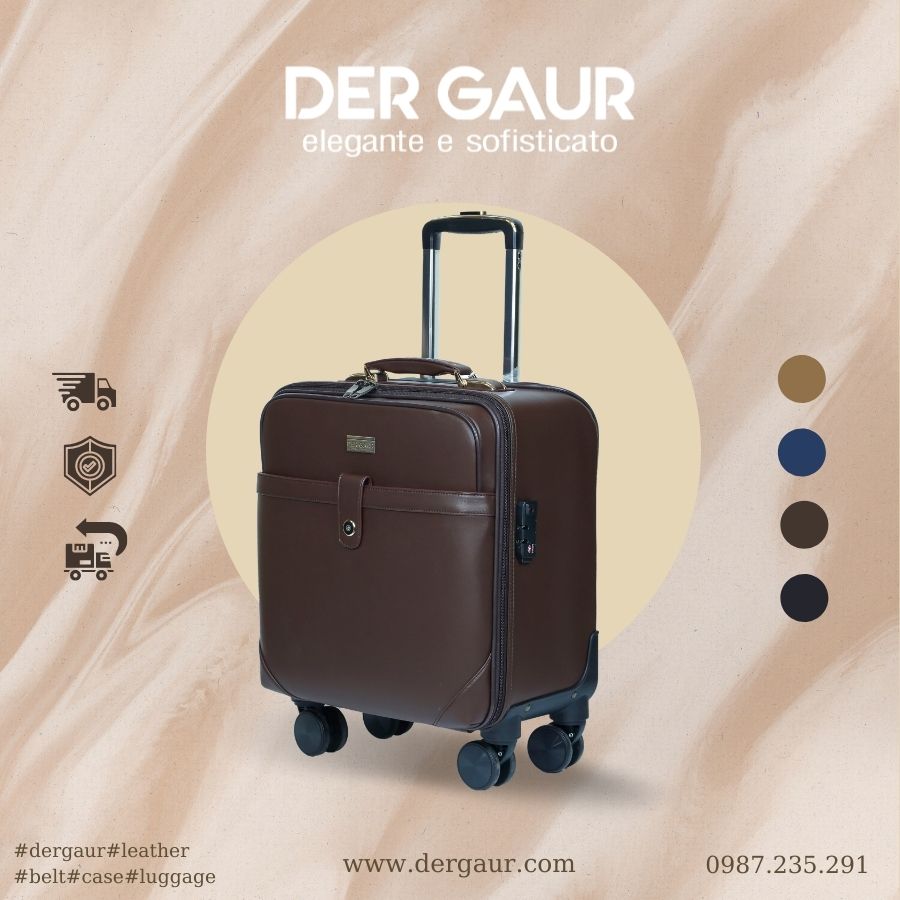 Vali da cao cấp dergaur dgj - 2337