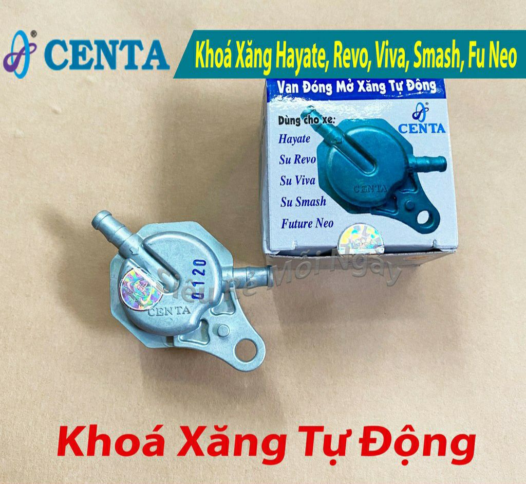 Khóa Xăng Tự Động [ Bơm Xăng Xe Máy ] Hayate , Viva , Smash Revo , Furure Neo Hiệu Centa