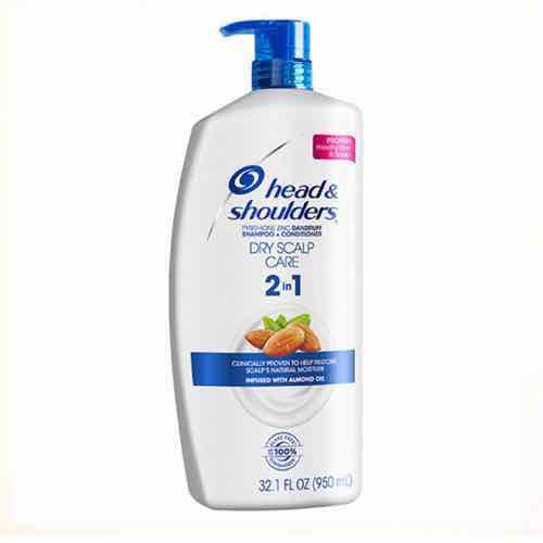 Dầu gội xả 2in1 H.e.a.d & Shoulders Dry Scalp Care infused with Almond Oil của Mỹ chai 950ml