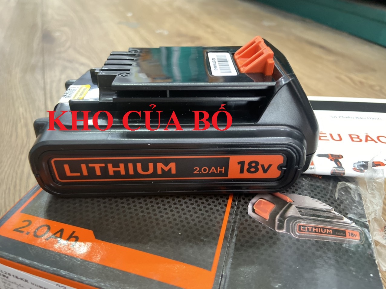 Pin li-ion cho máy khoan 18v - 2ah black+decker bl2018-kr