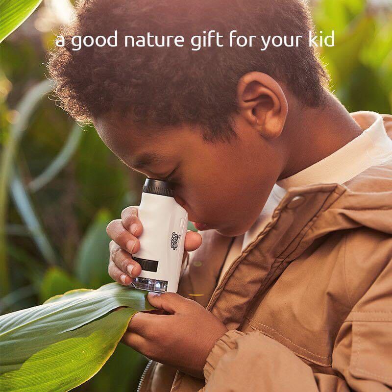 Kính hiển vi bỏ túi cầm tay mini quang học trẻ em chính hãng Topbright Science Can