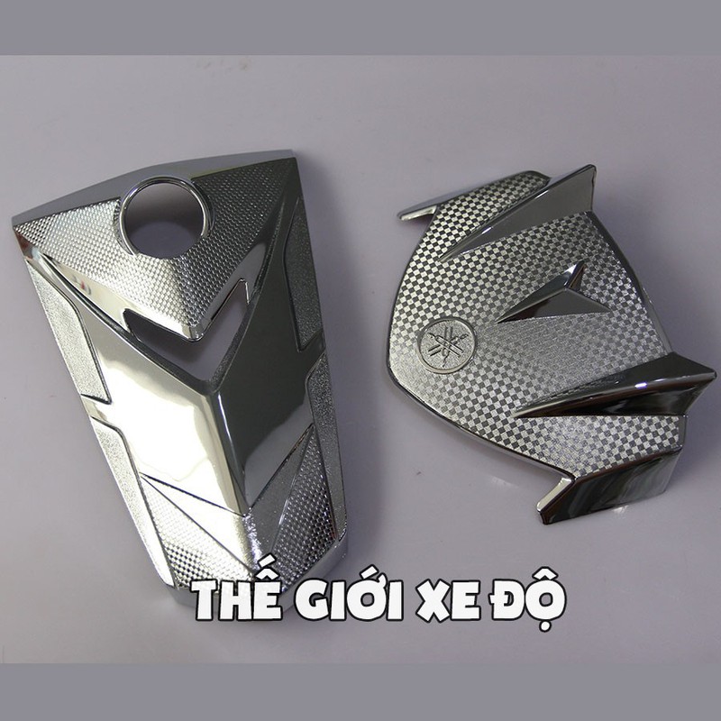 Bộ mão ốp đầu Sirius và ốp mặt nạ mạ CROM cao cấp