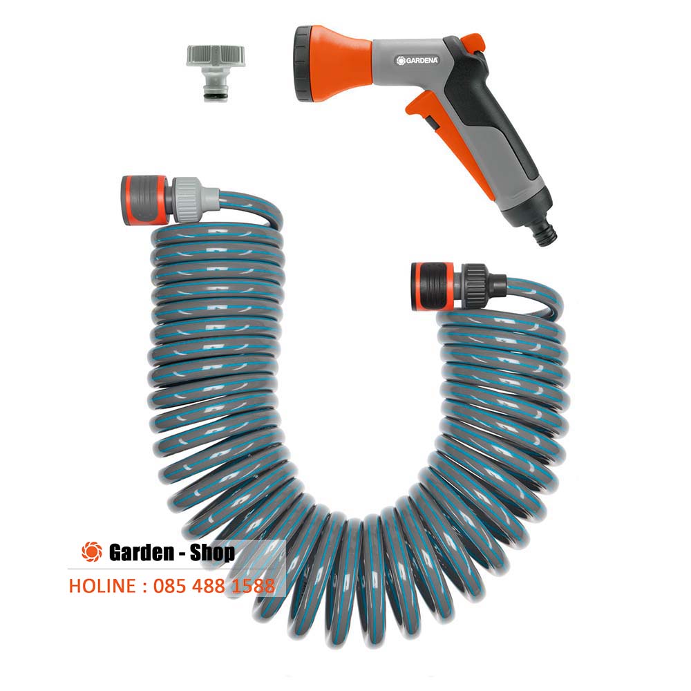 Bộ vòi tưới 10m co giãn gardena 04647-20