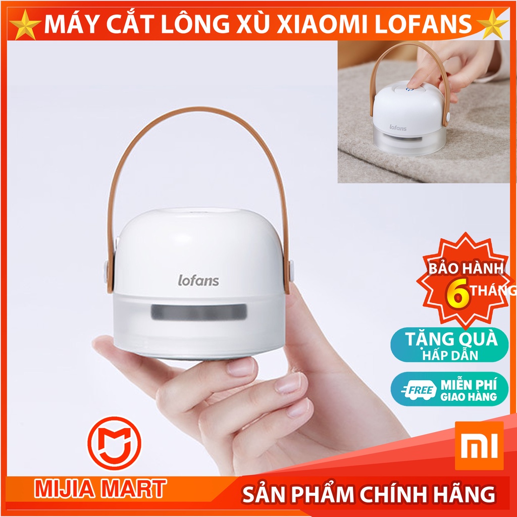 Máy cắt lông xù quần áo Xiaomi Lofans. Động cơ 7000 vòng/ phút, lưỡi cắt thép không rỉ 360 độ