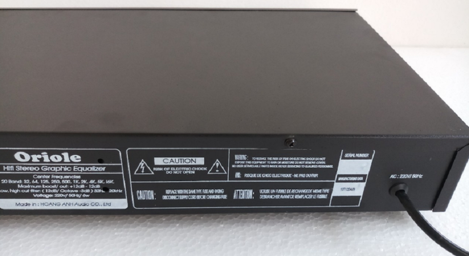Lọc xì oriole eq9000