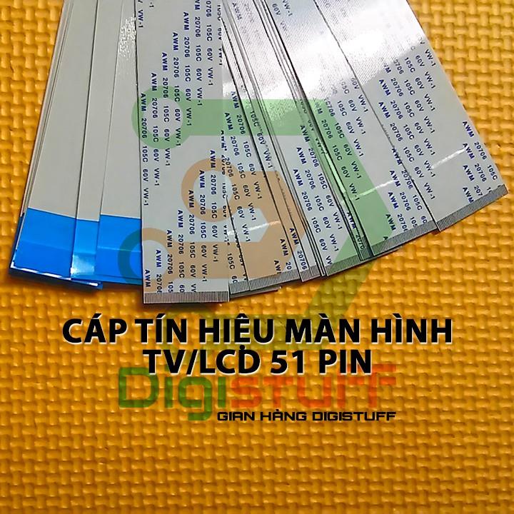 Cáp 51 chân thay cáp tín hiệu màn hình lcd / led của tivi tv 4k của các hãng toshiba samsung lg sony panasonic tcl...