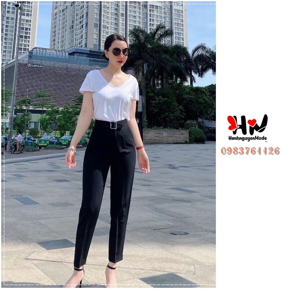 [ẢNH THẬT] QUẦN BAGGY ĐAI VUÔNG CÔNG SỞ, QUẦN CÔNG SỞ NỮ, QUẦN TÂY ĐẸP, QUẦN TÂY CÔNG SỞ, QUẦN BAGGY ĐẸP, hanhnguyenMode
