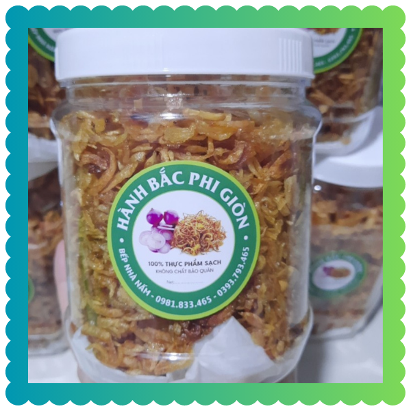 Hành bắc phi khô - giòn thơm - sạch - không bột - 300g"