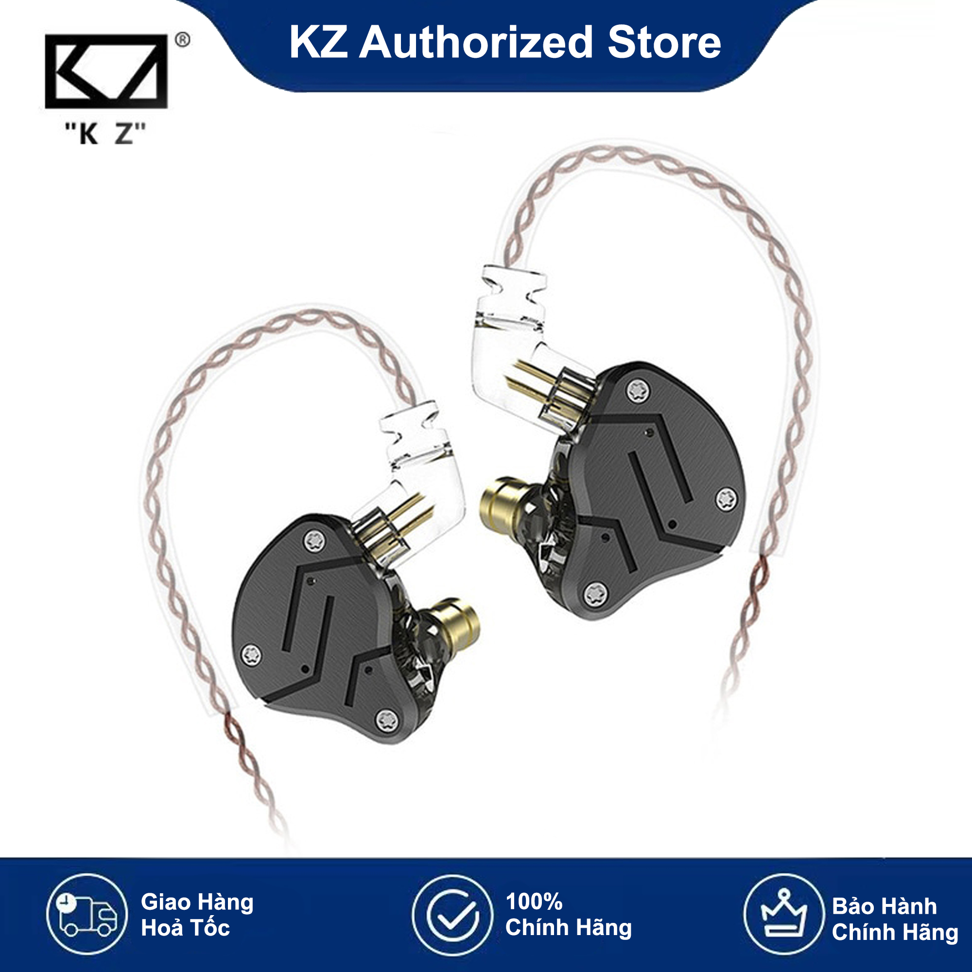 Tai nghe kz zsn công nghệ hifi thiết kế thời trang - có micro