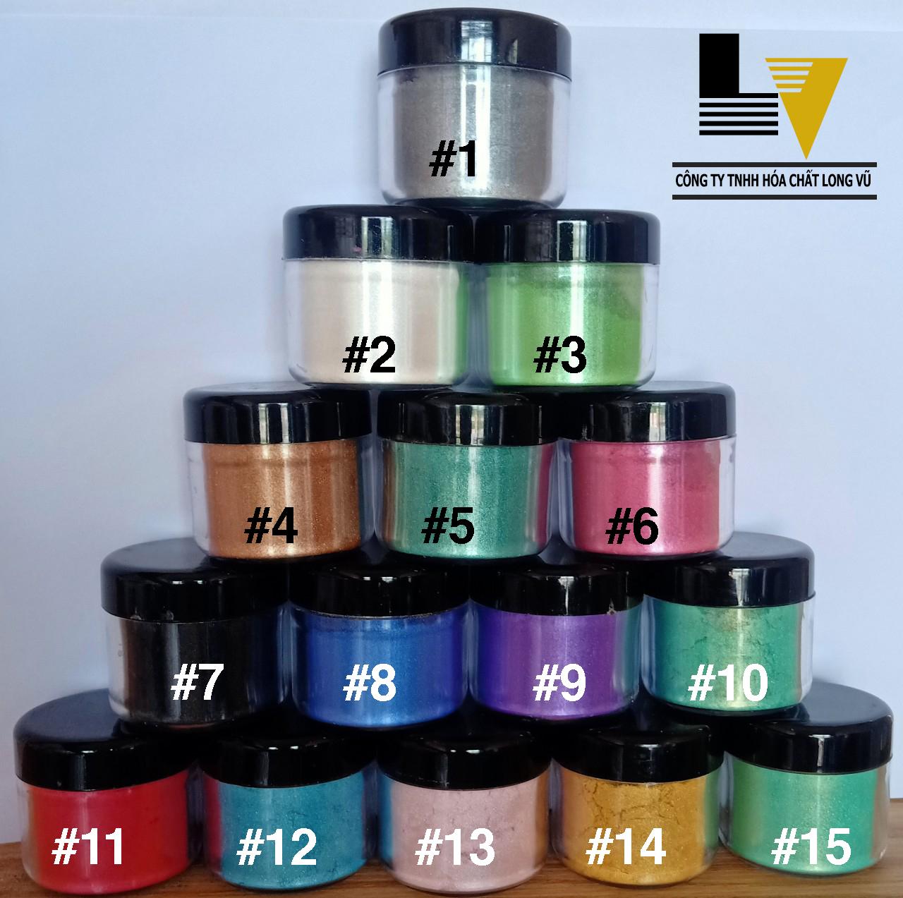 Màu Bột Nhũ Ánh Kim Pha Epoxy Resin (40G-50G)