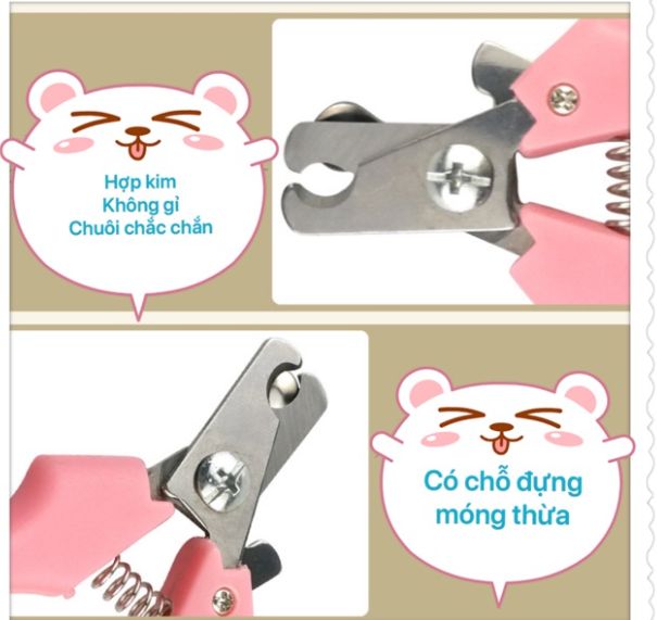 Kềm cắt móng grooming tool cho thú cưng chó mèo