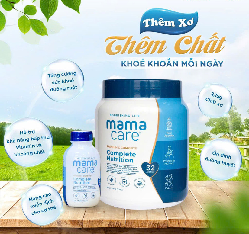 Combo 3 Hộp Sữa Dinh Dưỡng Mama Care hàng chính hãng nhập Úc - Sữa Tăng Cân, Hồi Sức Khỏe (Date mới nhất)