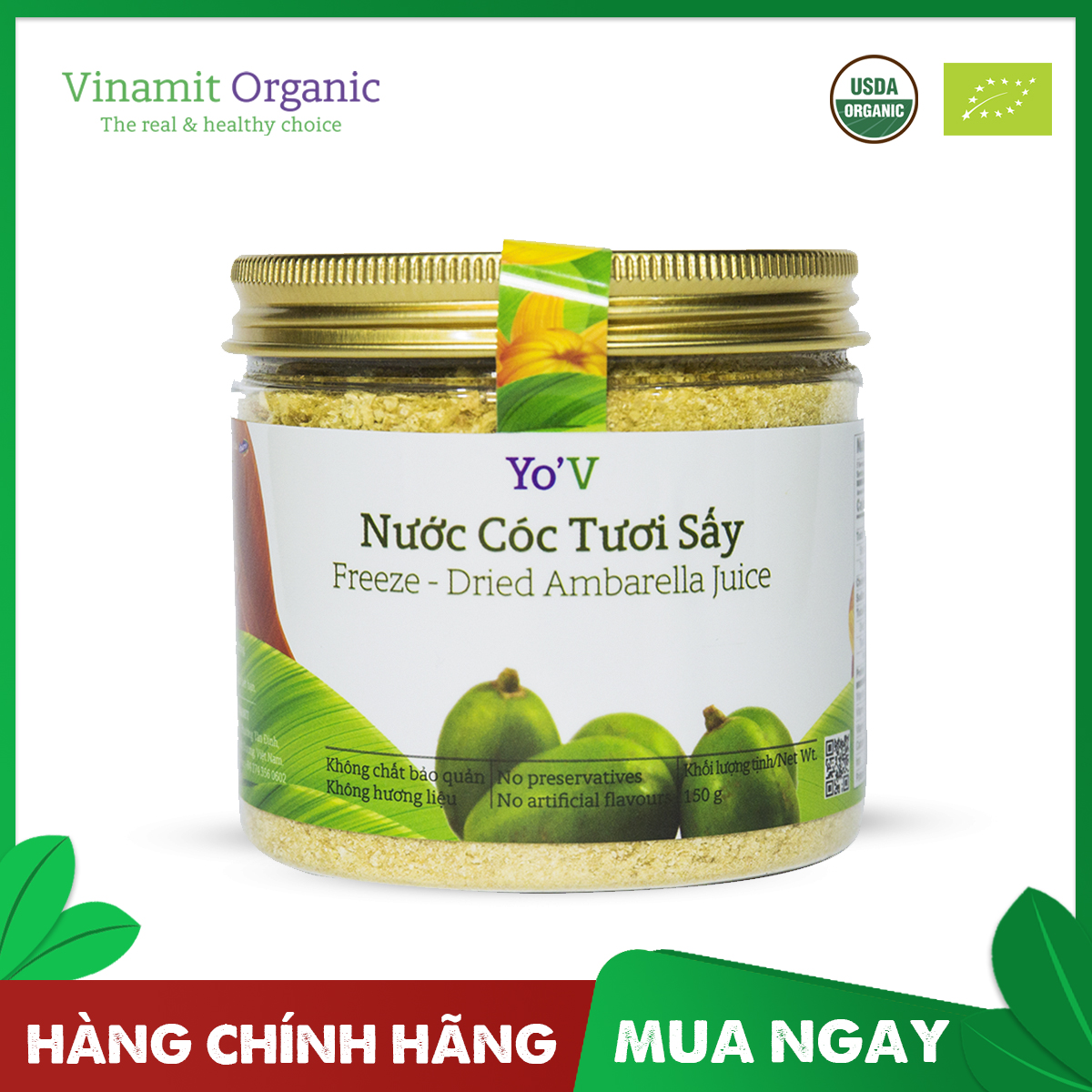 Nước cóc tươi sấy 150g