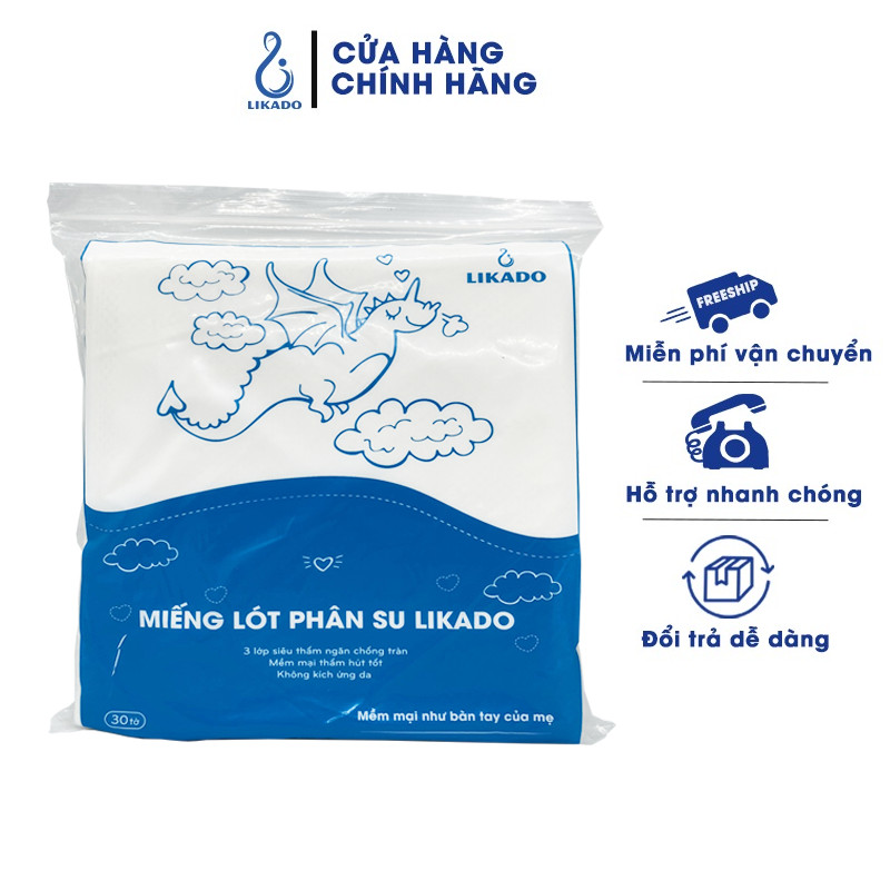 Miếng lót phân su cho bé LIKADO (1 gói)