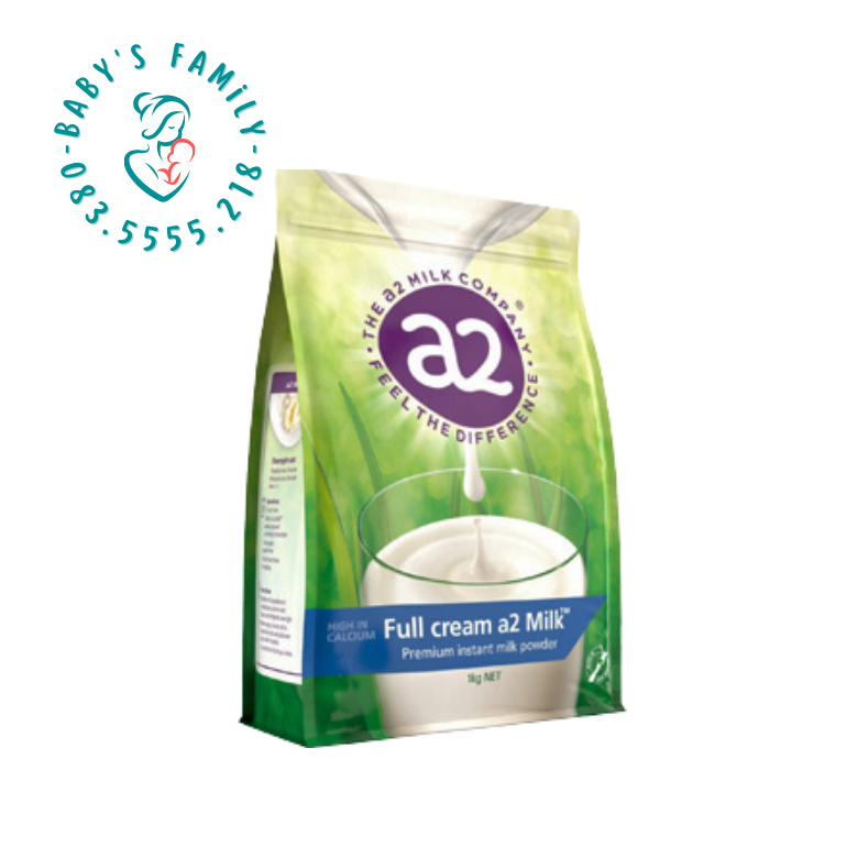 [HCM]Sữa Tươi A2 Nguyên Kem Dạng Bột (Sữa Tươi A2 Full cream) - Gói 1 Kg