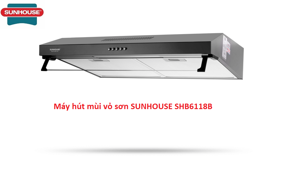 Máy hút mùi cao cấp sunhouse shb6118b