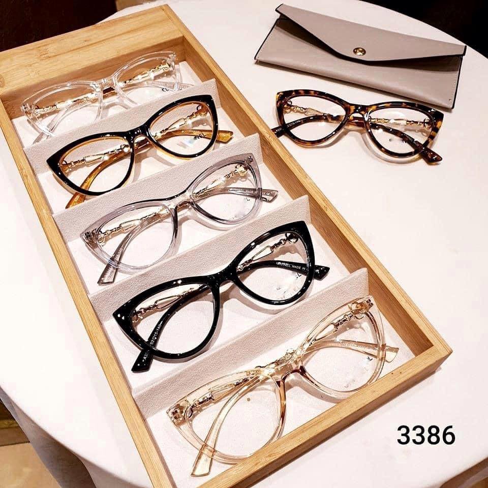 Kính mắt mèo nhựa cao cấp 3386 thời trang nhiều màu
