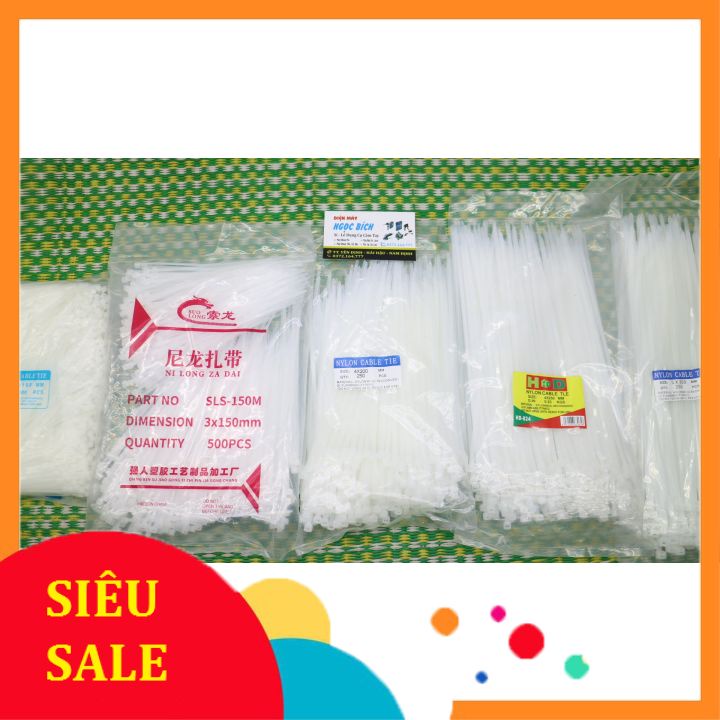 1kg dây thít nhựa, lạt nhựa, dây rút nhựa.