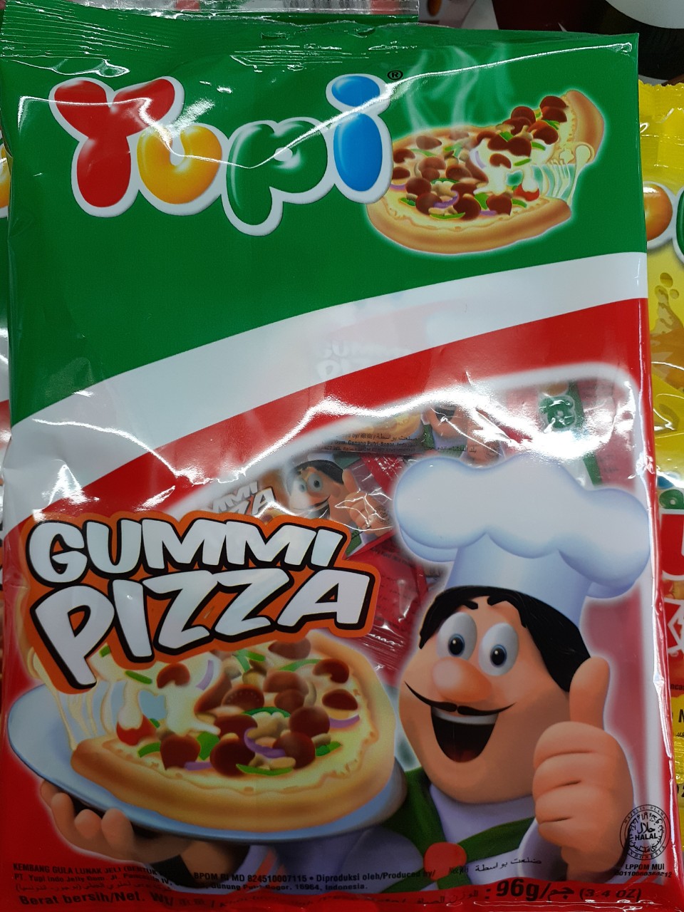 Kẹo dẻo Pizza gói 96gam