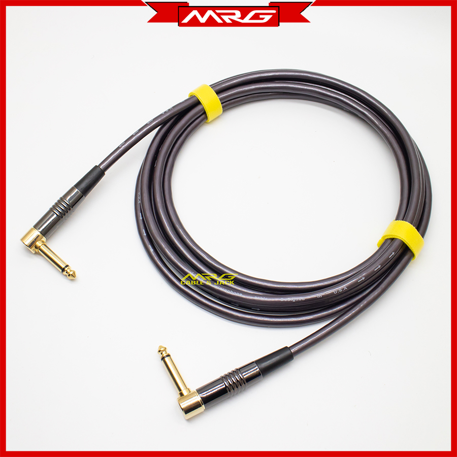 Dây Jack 6 Ly Góc Vuông Loại Tốt Chống Nhiễu dài 0.8met-1.5met-3met-5met-8met-10met | dây 6 ly đầu cong 6ly vuông 6ly L. D6