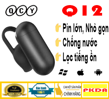 QCY Q12 Tai nghe Bluetooth mini ( BẢO HÀNH 12 THÁNG - 1 ĐỔI 1 )