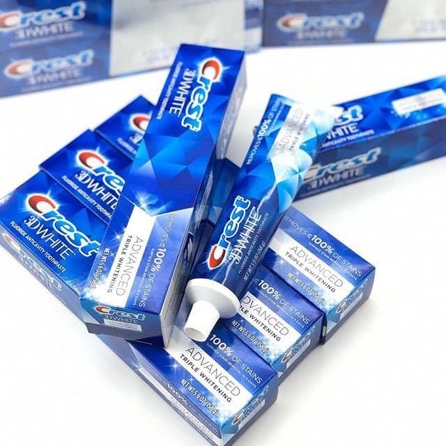 Kem đánh răng - crest 3d white advanced của mỹ