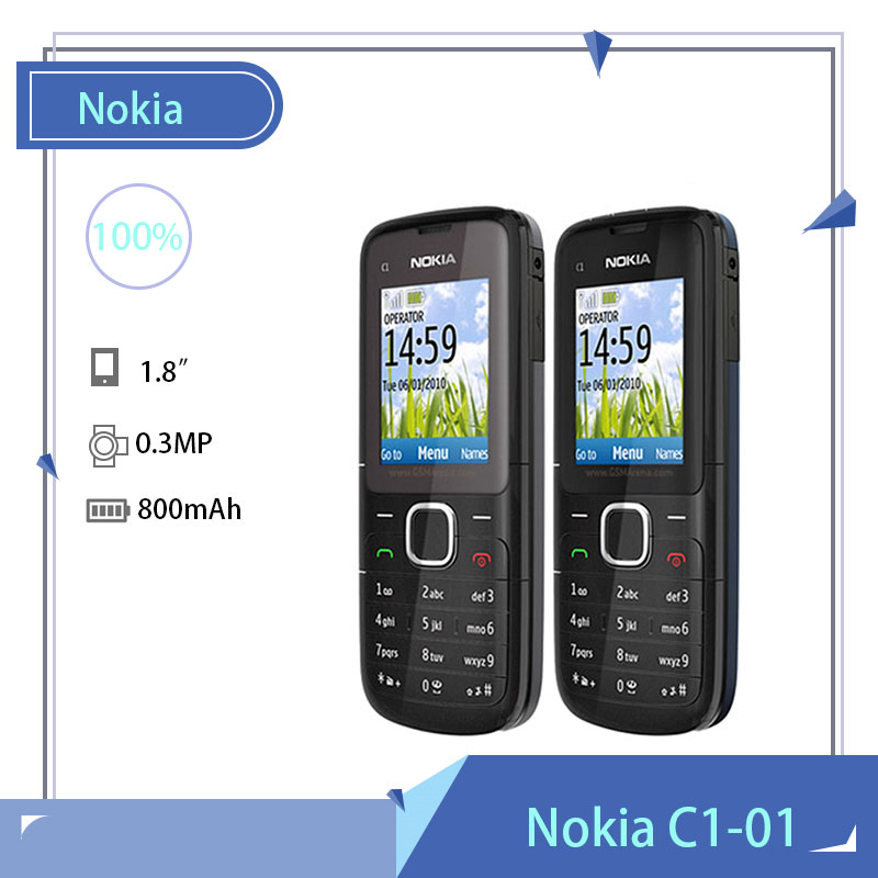 Nokia C1-01 Original Unlocked GSM Landline Phones