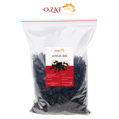 Hoa atiso đỏ sấy khô loại đẹp O.ZAT Food 500g -1kg mát gan giải nhiệt dưỡng tâm an thần