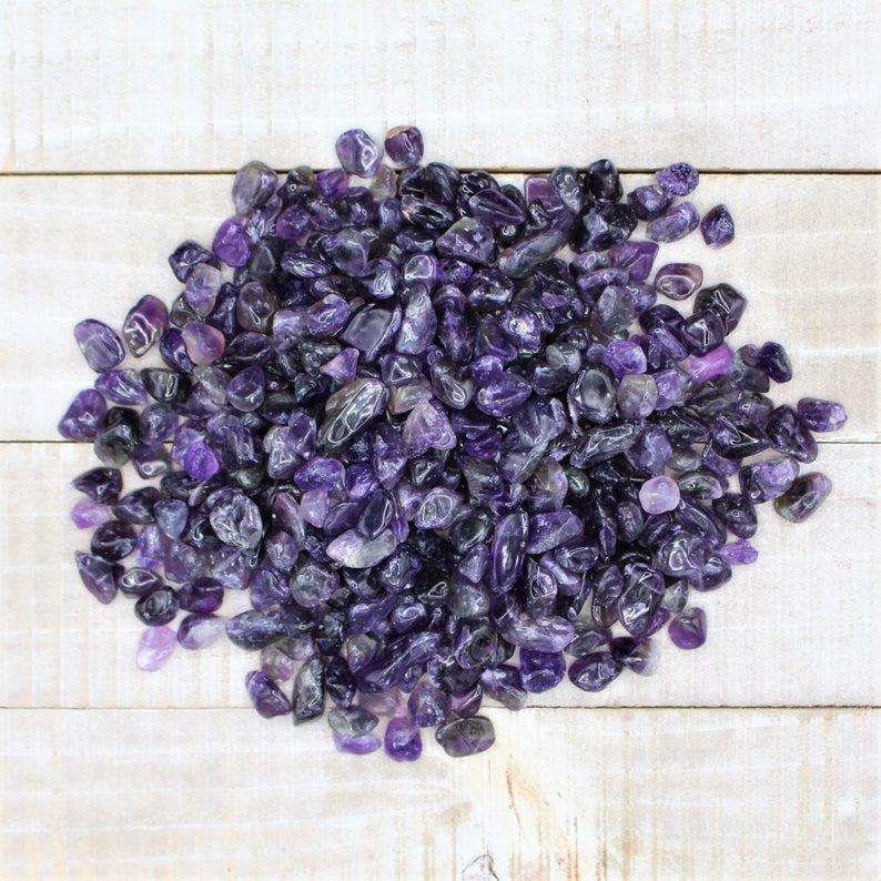 100gr đá thạch anh tím kích thước 1-3 cm 100gr To amethyst quatz; tumble stone; gemstones;