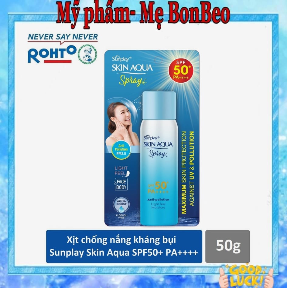 Xịt Chống Nắng Sunplay Skin Aqua Spray SPF 50+ PA+++